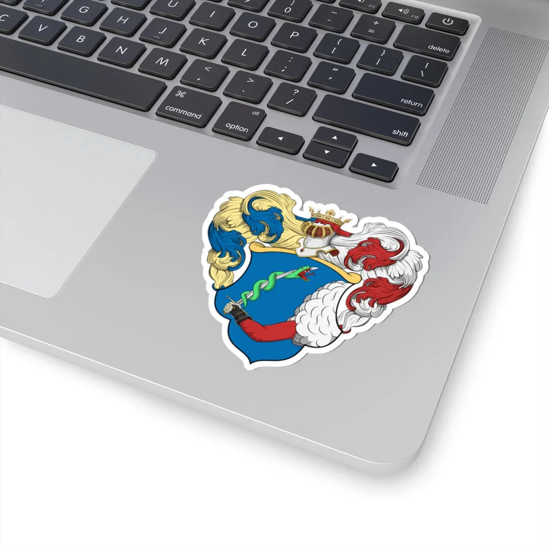 Coa Hungary Family Hajdu (Hungary) (Coat of Arms) STICKER Vinyl Kiss-Cut Decal - The Sticker Space