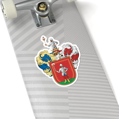 Coa Hungary Family Holló (Hungary) (Coat of Arms) STICKER Vinyl Kiss-Cut Decal - The Sticker Space