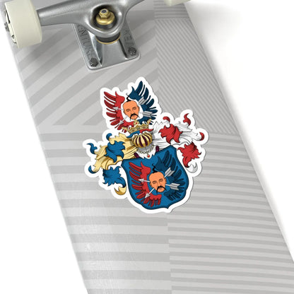 Coa Hungary Family Kajdachy (Hungary) (Coat of Arms) STICKER Vinyl Kiss-Cut Decal - The Sticker Space