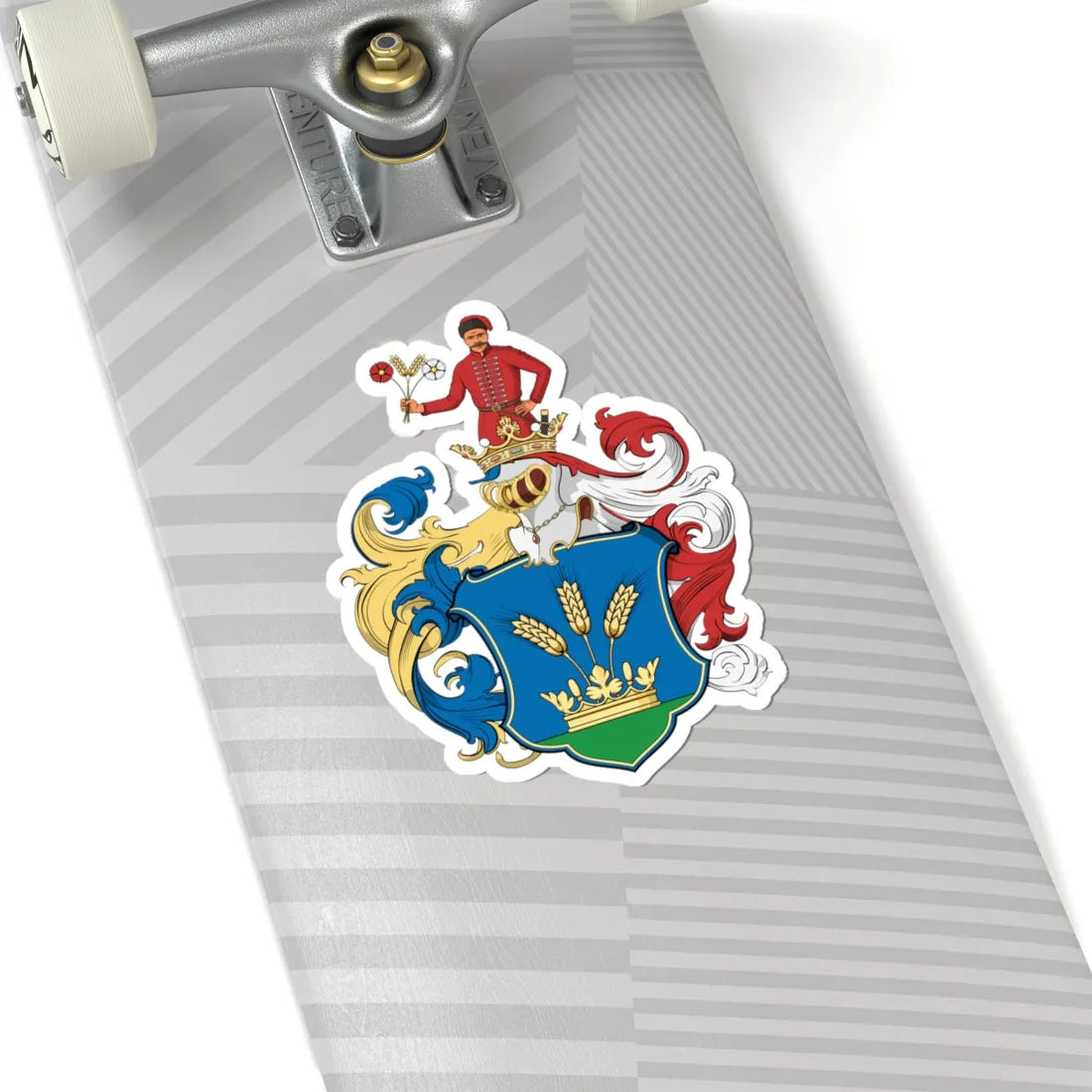 Coa Hungary Family Kovács 1667 (Hungary) (Coat of Arms) STICKER Vinyl Kiss-Cut Decal - The Sticker Space