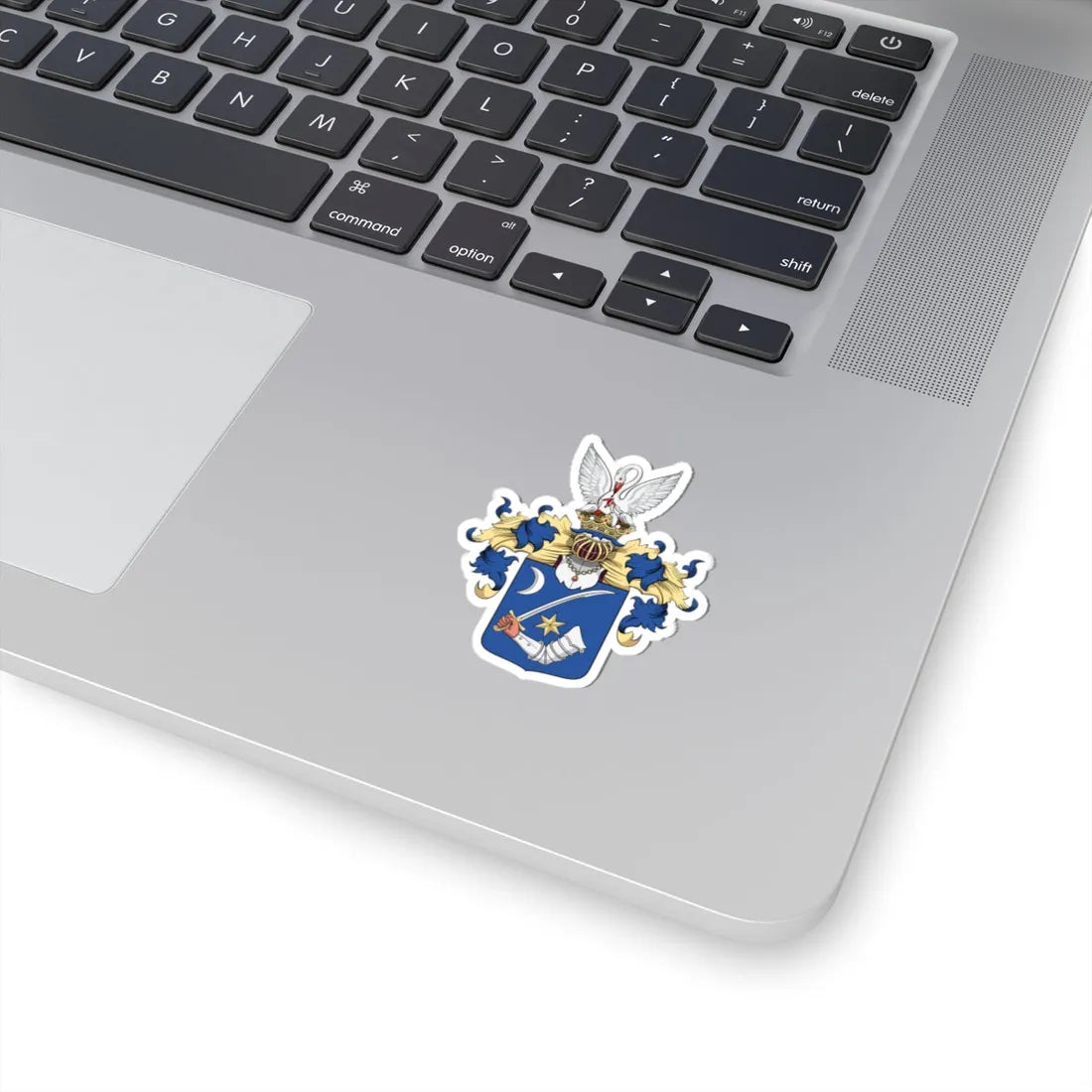 Coa Hungary Family Perlaki (Hungary) (Coat of Arms) STICKER Vinyl Kiss-Cut Decal - The Sticker Space