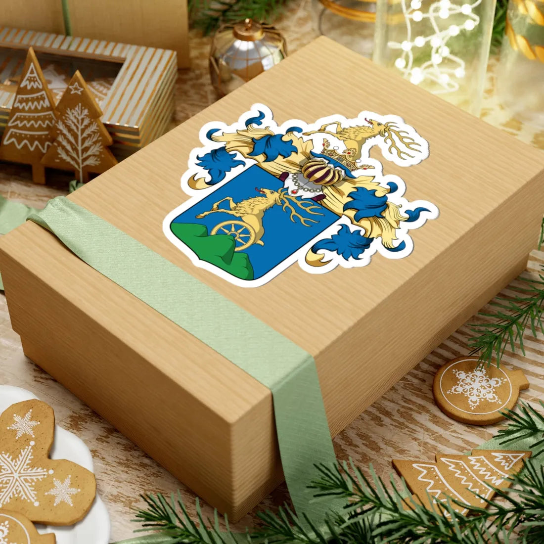 Coa Hungary Family Pálffy (Hungary) (Coat of Arms) STICKER Vinyl Kiss-Cut Decal - The Sticker Space