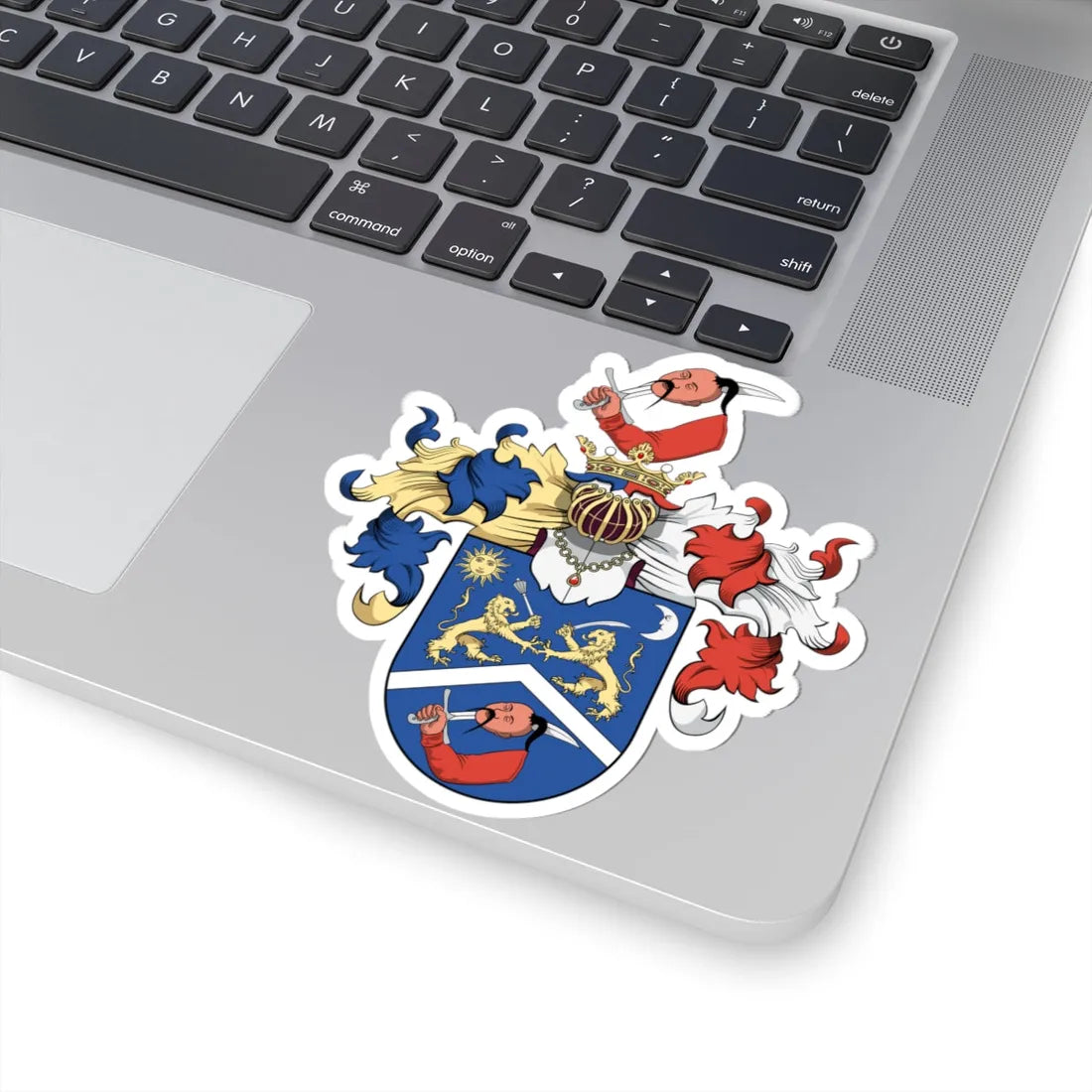 Coa Hungary Family Pótsa (Hungary) (Coat of Arms) STICKER Vinyl Kiss-Cut Decal - The Sticker Space