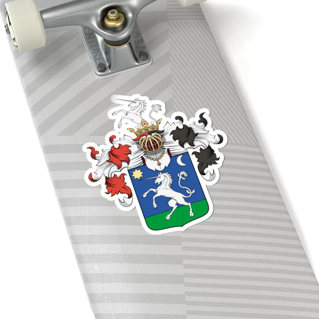 Coa Hungary Family Rosty (Hungary) (Coat of Arms) STICKER Vinyl Kiss-Cut Decal - The Sticker Space