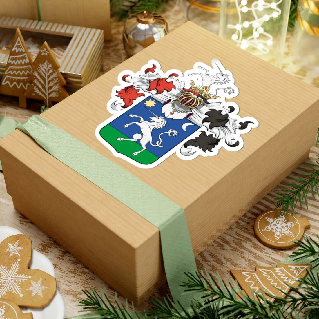 Coa Hungary Family Rosty (Hungary) (Coat of Arms) STICKER Vinyl Kiss-Cut Decal - The Sticker Space