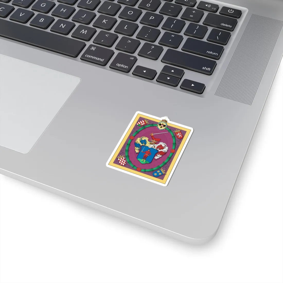 Coa Hungary Family Stubán alias Kovács (Hungary) (Coat of Arms) STICKER Vinyl Kiss-Cut Decal - The Sticker Space