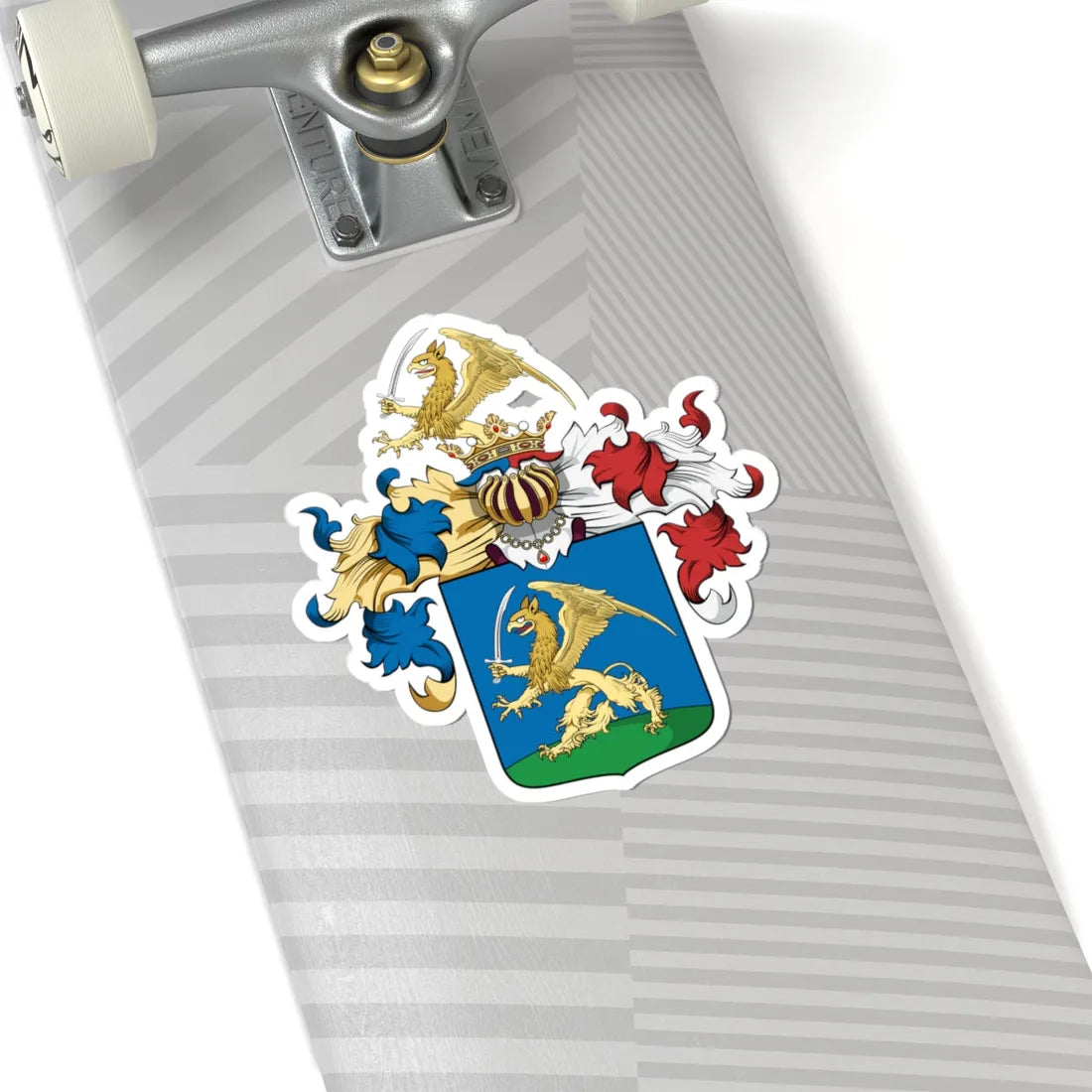Coa Hungary Family Tajthy 1649 (Hungary) (Coat of Arms) STICKER Vinyl Kiss-Cut Decal - The Sticker Space