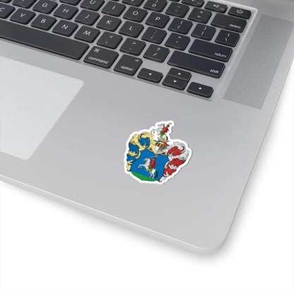 Coa Hungary Family Tóth beregi (Hungary) (Coat of Arms) STICKER Vinyl Kiss-Cut Decal - The Sticker Space