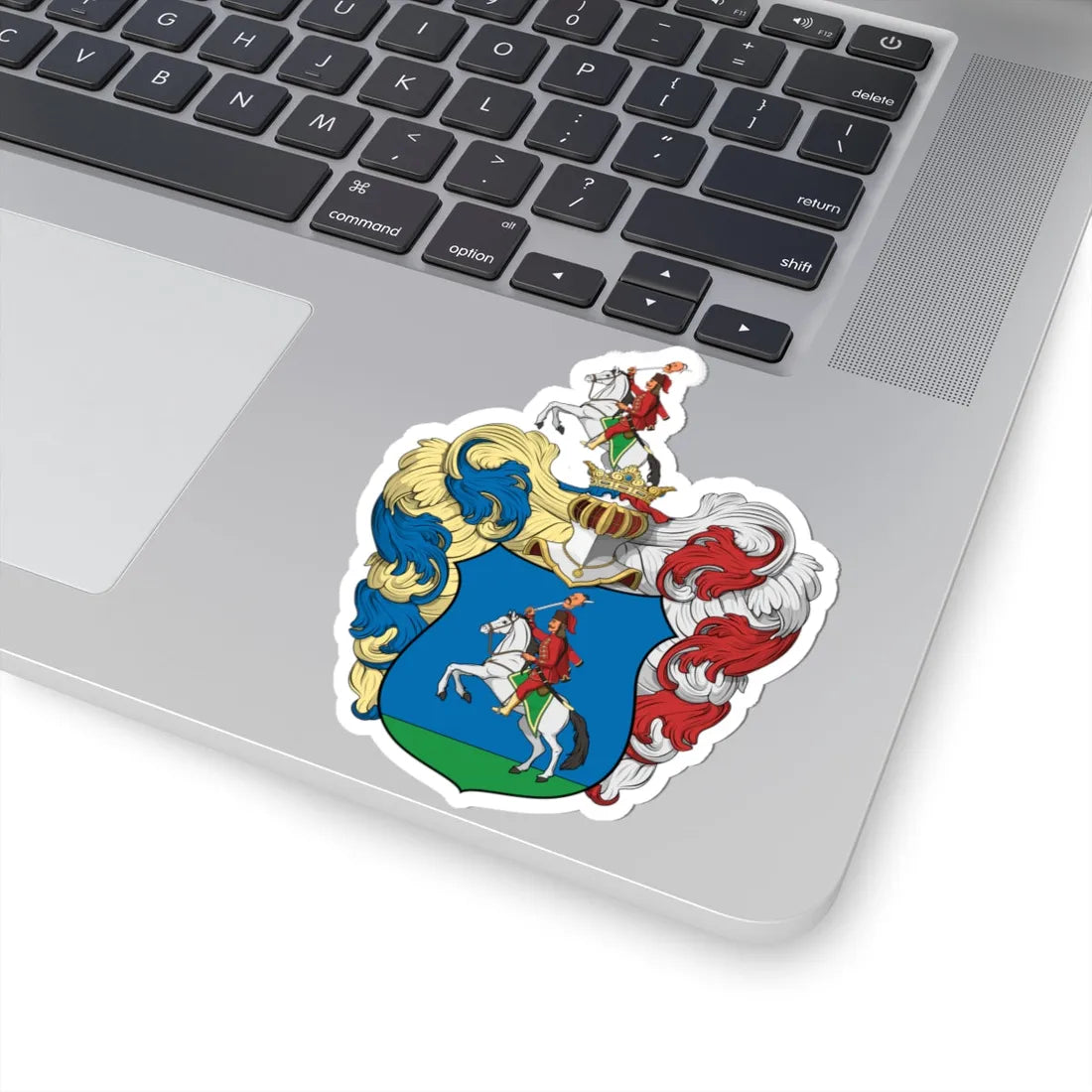 Coa Hungary Family Tóth beregi (Hungary) (Coat of Arms) STICKER Vinyl Kiss-Cut Decal - The Sticker Space