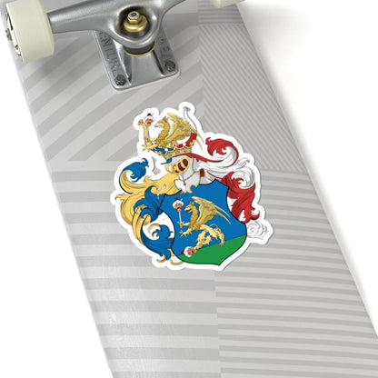 Coa Hungary Family Vidákovics 1695 (Hungary) (Coat of Arms) STICKER Vinyl Kiss-Cut Decal - The Sticker Space