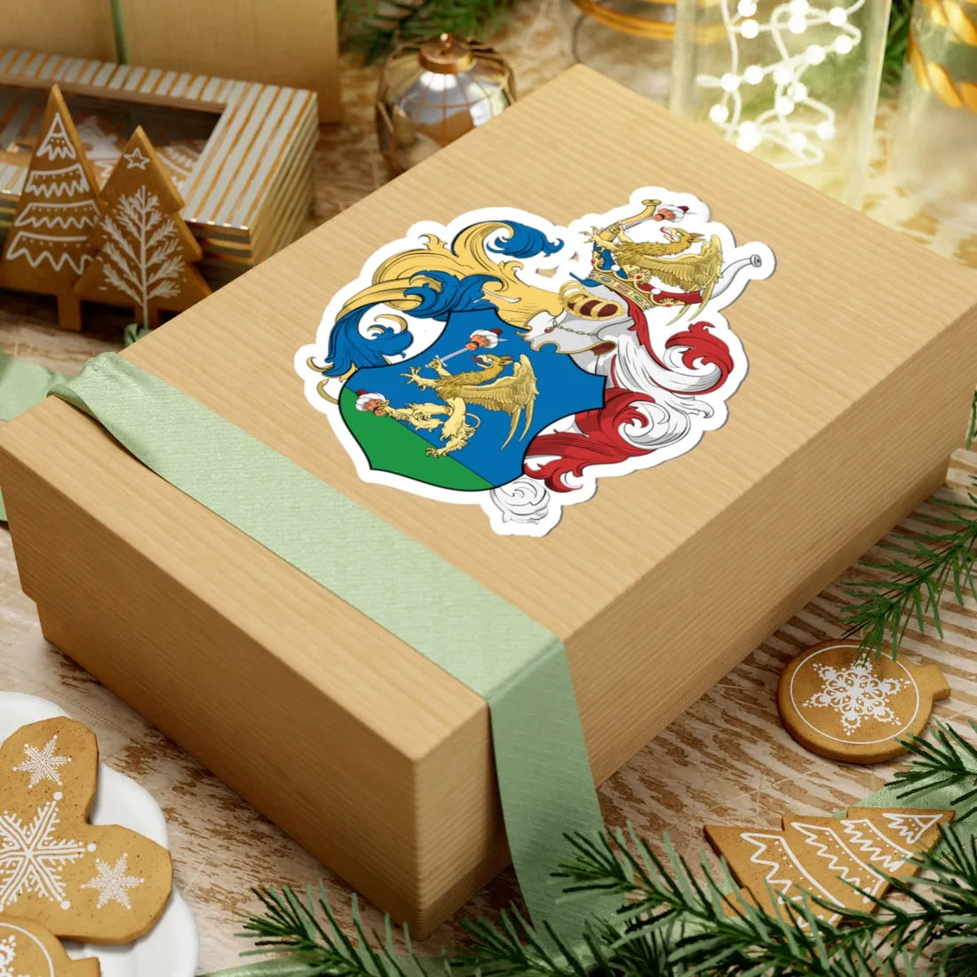 Coa Hungary Family Vidákovics 1695 (Hungary) (Coat of Arms) STICKER Vinyl Kiss-Cut Decal - The Sticker Space