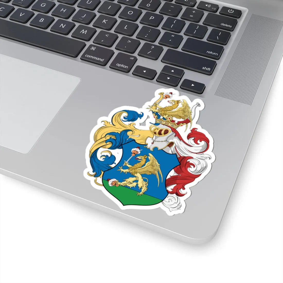 Coa Hungary Family Vidákovics 1695 (Hungary) (Coat of Arms) STICKER Vinyl Kiss-Cut Decal - The Sticker Space