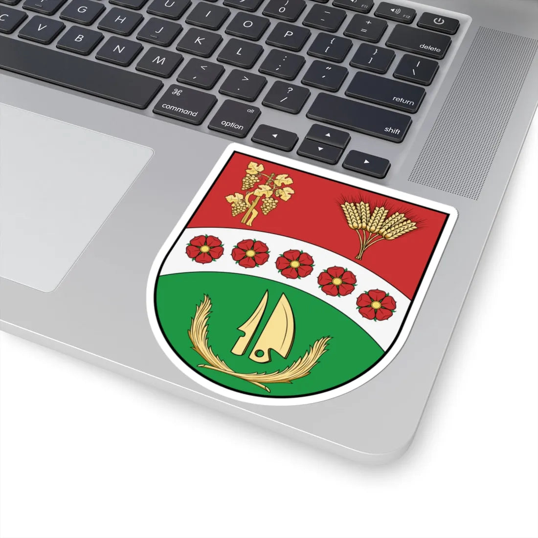 Coa Hungary Town Aparhant (Hungary) (Coat of Arms) STICKER Vinyl Kiss-Cut Decal - The Sticker Space