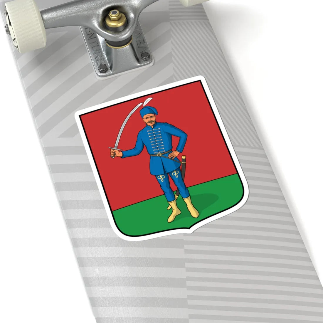 Coa Hungary Town Bő (Hungary) (Coat of Arms) STICKER Vinyl Kiss-Cut Decal - The Sticker Space