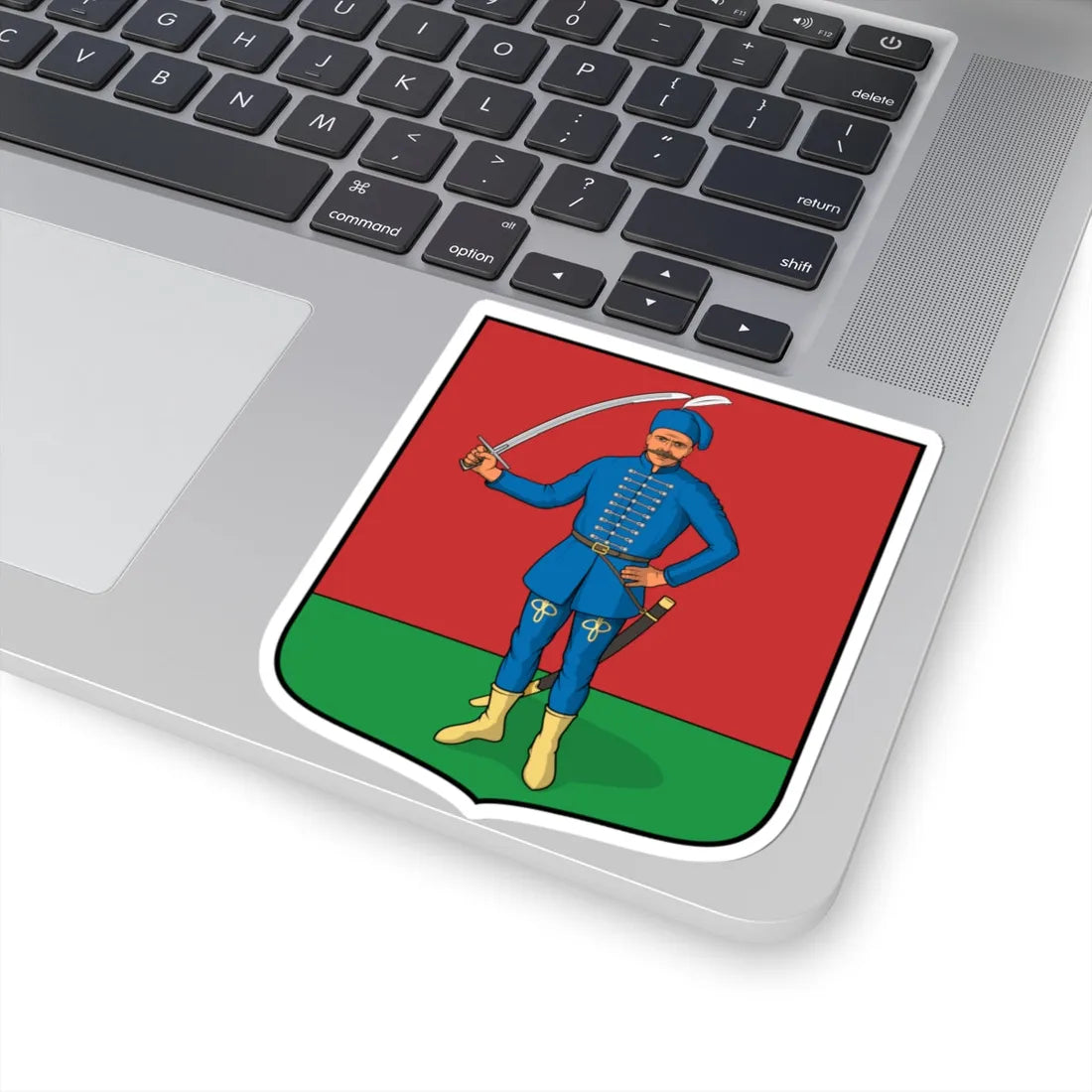 Coa Hungary Town Bő (Hungary) (Coat of Arms) STICKER Vinyl Kiss-Cut Decal - The Sticker Space
