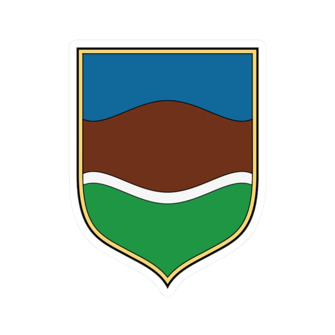 Coa Hungary Town Bakonybánk (Hungary) (Coat of Arms) STICKER Vinyl Kiss-Cut Decal 2 Inch White - The Sticker Space