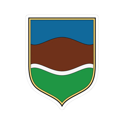 Coa Hungary Town Bakonybánk (Hungary) (Coat of Arms) STICKER Vinyl Kiss-Cut Decal 3 Inch White - The Sticker Space