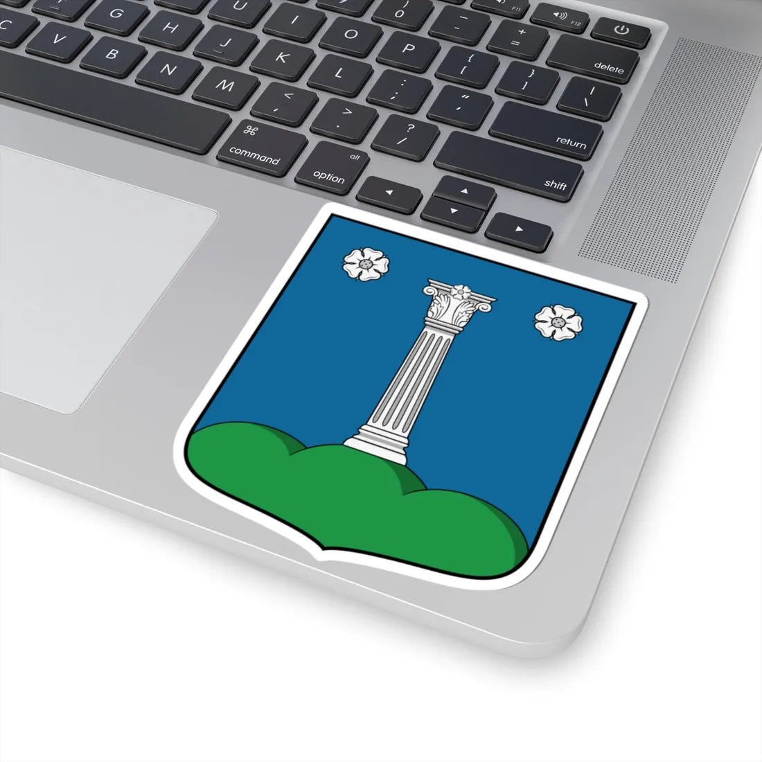 Coa Hungary Town Bakonyoszlop (Hungary) (Coat of Arms) STICKER Vinyl Kiss-Cut Decal - The Sticker Space