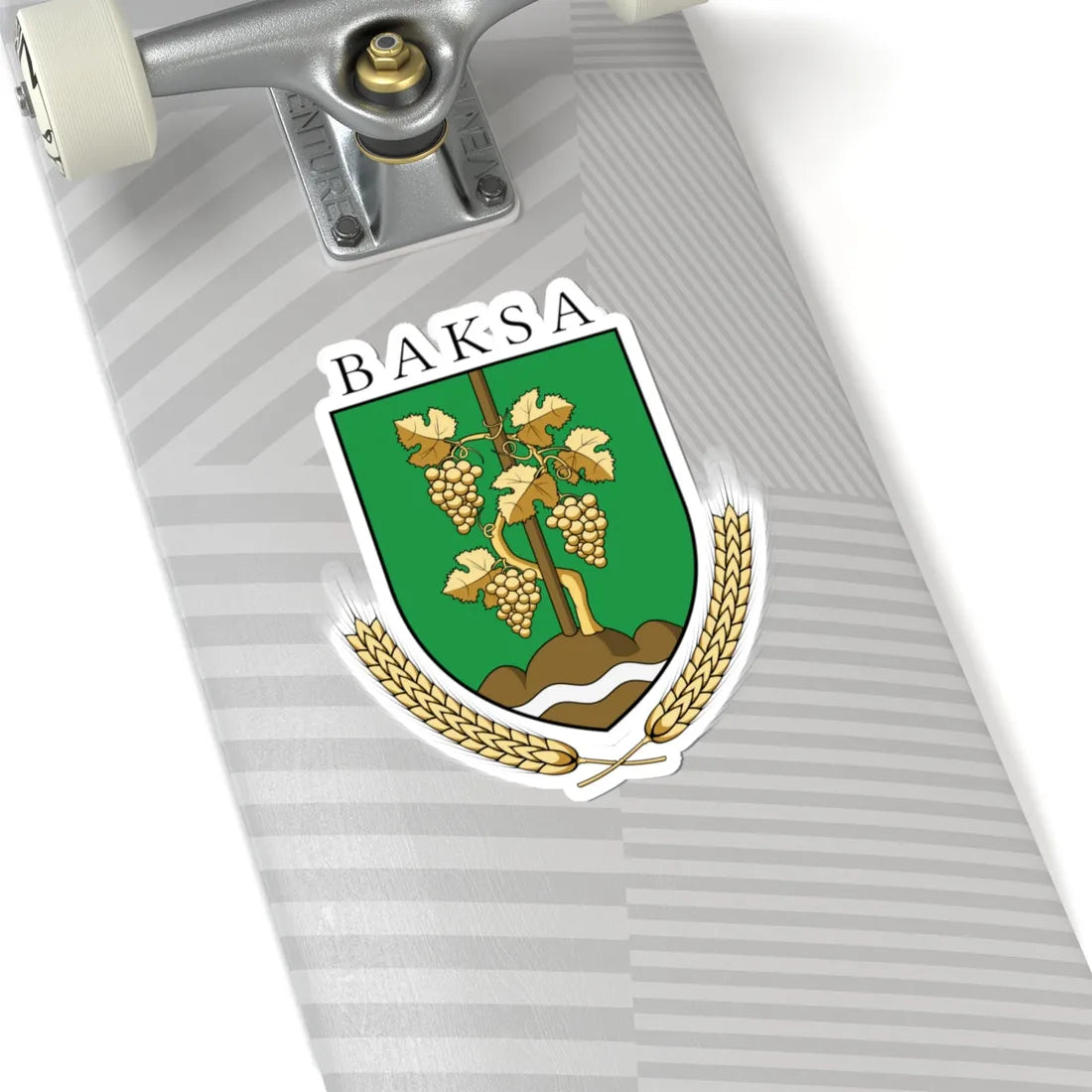 Coa Hungary Town Baksa (Hungary) (Coat of Arms) STICKER Vinyl Kiss-Cut Decal - The Sticker Space