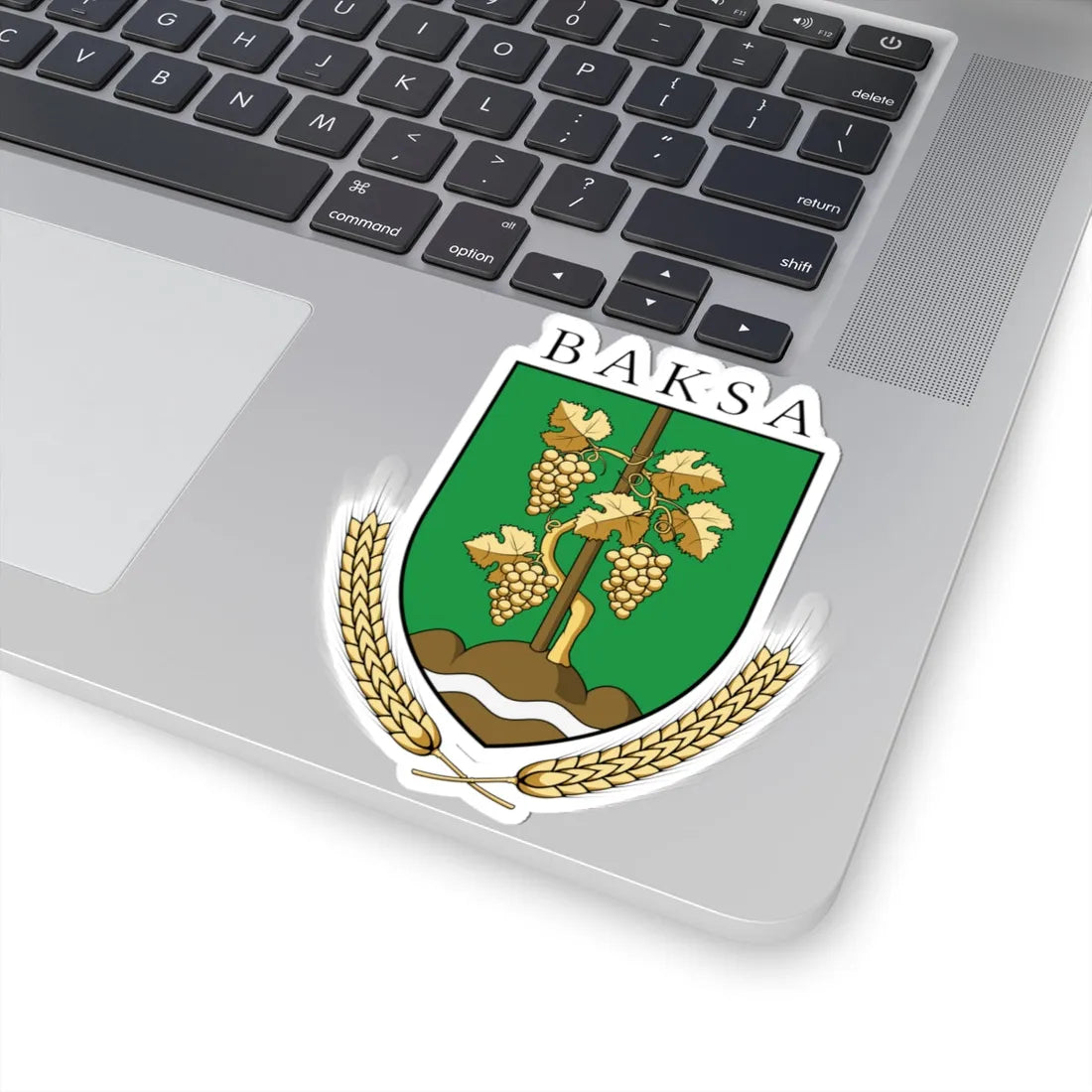 Coa Hungary Town Baksa (Hungary) (Coat of Arms) STICKER Vinyl Kiss-Cut Decal - The Sticker Space