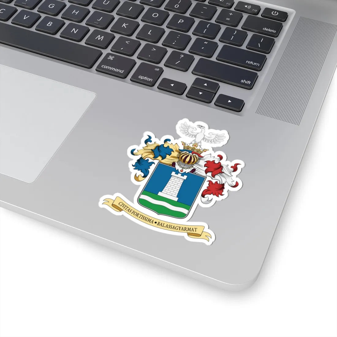 Coa Hungary Town Balassagyarmat big (Hungary) (Coat of Arms) STICKER Vinyl Kiss-Cut Decal - The Sticker Space