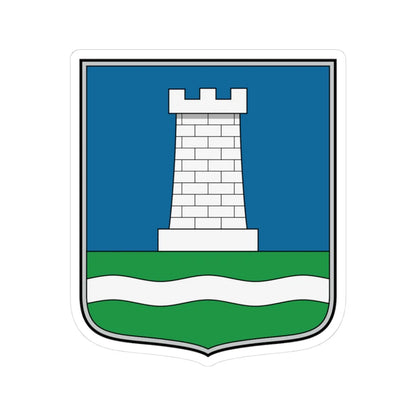 Coa Hungary Town Balassagyarmat (Hungary) (Coat of Arms) STICKER Vinyl Kiss-Cut Decal 3 Inch White - The Sticker Space