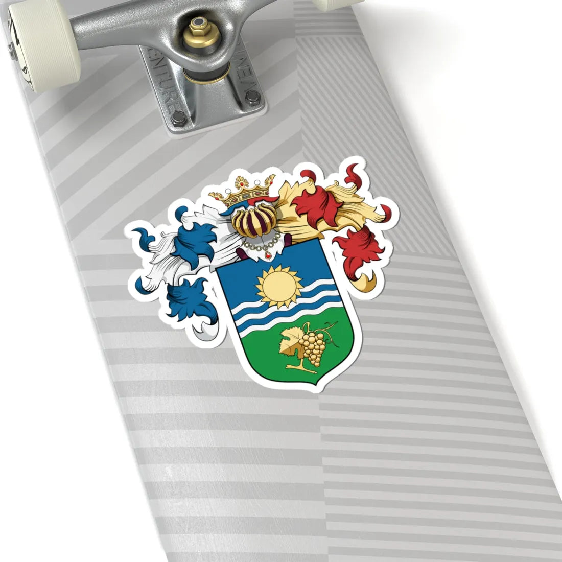 Coa Hungary Town Balatonszárszó big (Hungary) (Coat of Arms) STICKER Vinyl Kiss-Cut Decal - The Sticker Space