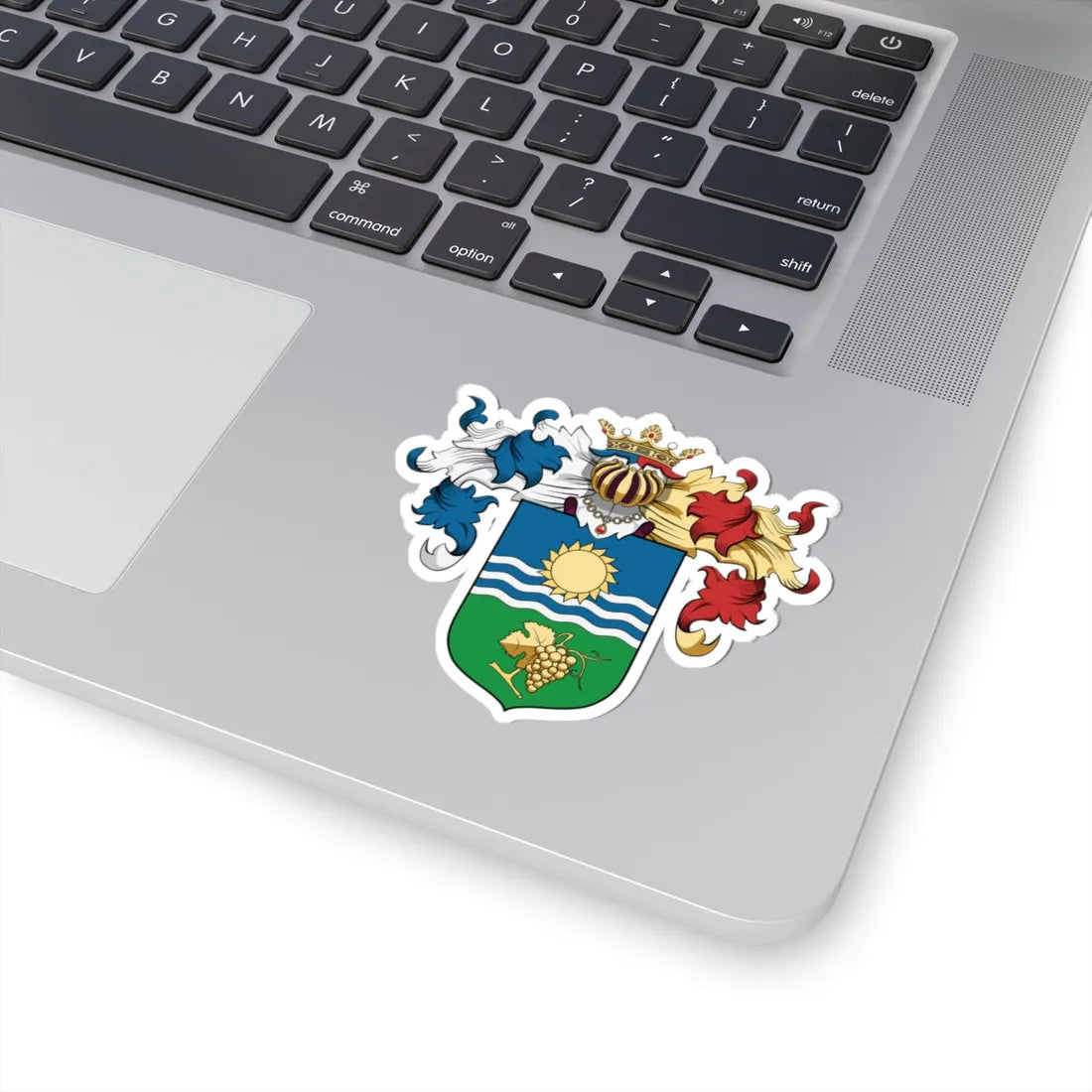 Coa Hungary Town Balatonszárszó big (Hungary) (Coat of Arms) STICKER Vinyl Kiss-Cut Decal - The Sticker Space