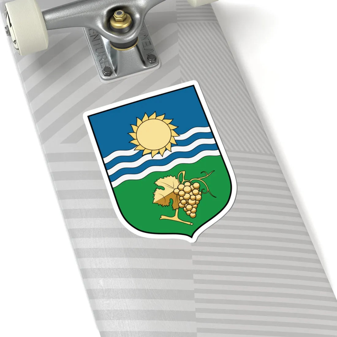 Coa Hungary Town Balatonszárszó (Hungary) (Coat of Arms) STICKER Vinyl Kiss-Cut Decal - The Sticker Space