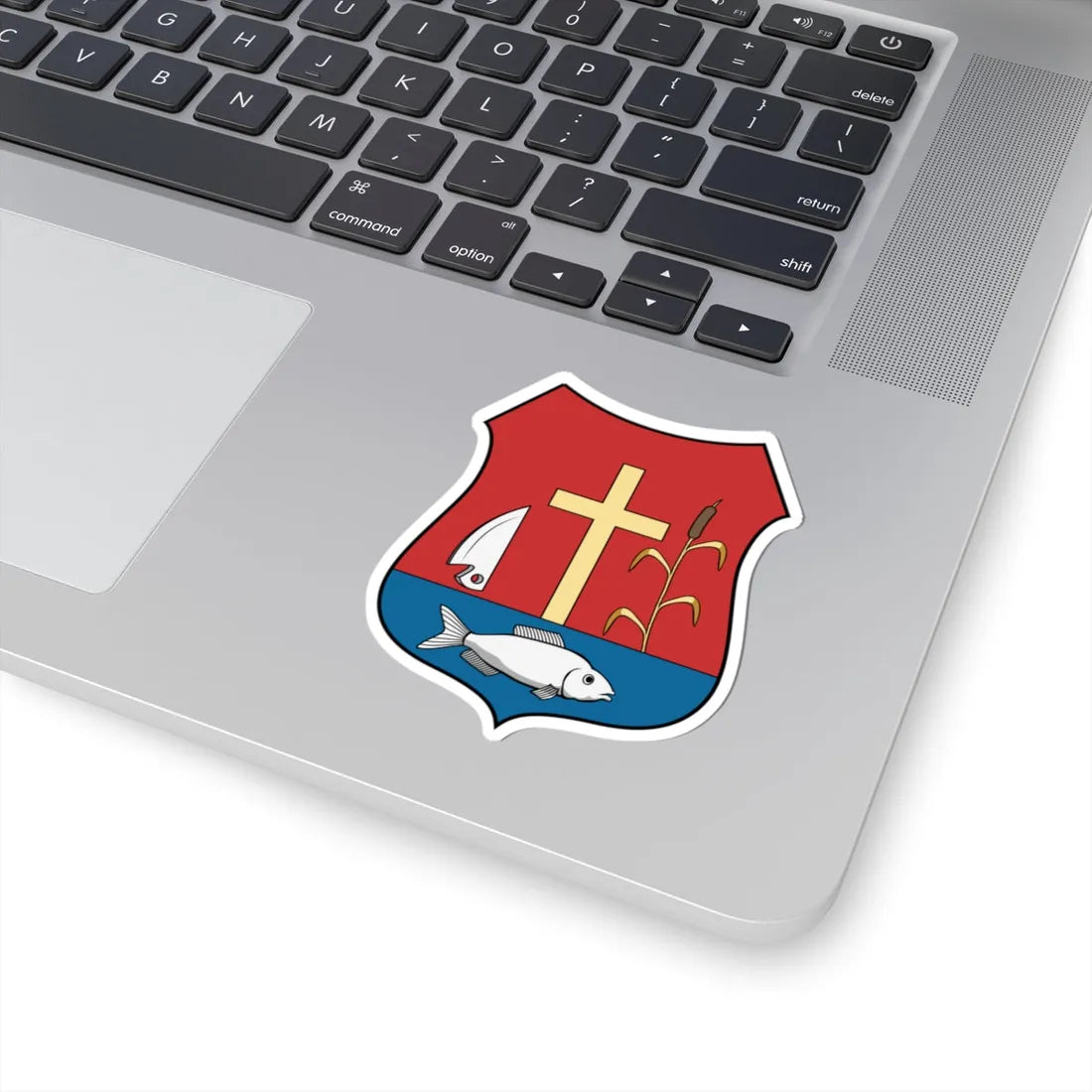 Coa Hungary Town Barbacs (Hungary) (Coat of Arms) STICKER Vinyl Kiss-Cut Decal - The Sticker Space