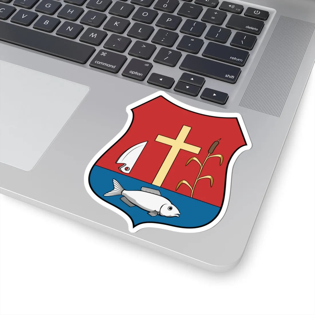 Coa Hungary Town Barbacs (Hungary) (Coat of Arms) STICKER Vinyl Kiss-Cut Decal - The Sticker Space