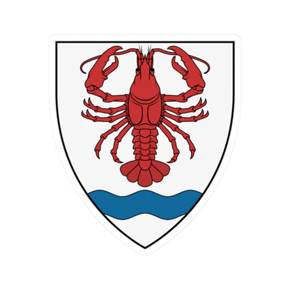 Coa Hungary Town Bódvarákó (Hungary) (Coat of Arms) STICKER Vinyl Kiss-Cut Decal 2 Inch White - The Sticker Space