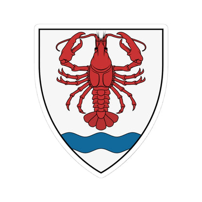 Coa Hungary Town Bódvarákó (Hungary) (Coat of Arms) STICKER Vinyl Kiss-Cut Decal 4 Inch White - The Sticker Space