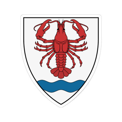 Coa Hungary Town Bódvarákó (Hungary) (Coat of Arms) STICKER Vinyl Kiss-Cut Decal 6 Inch White - The Sticker Space