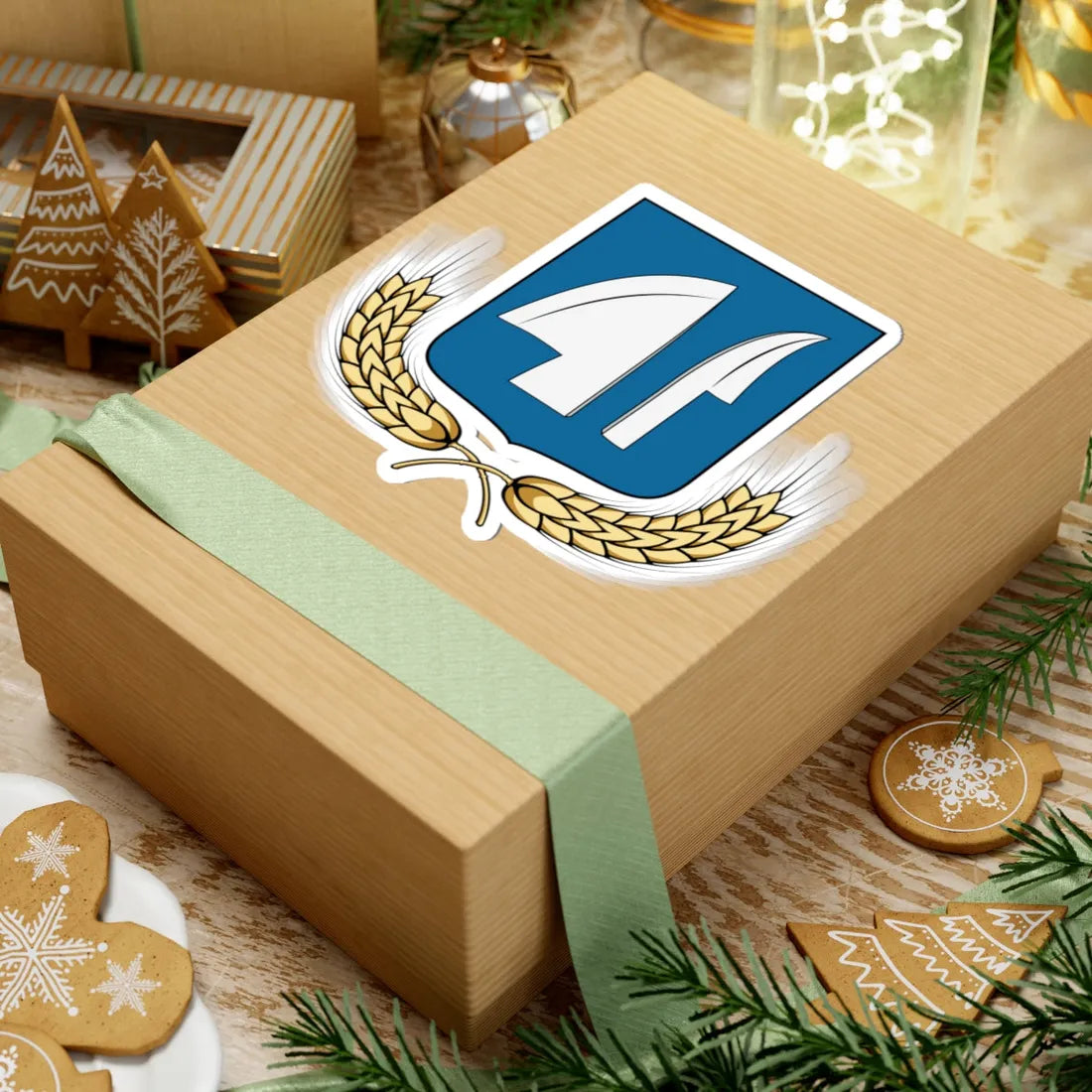 Coa Hungary Town Bedő big (Hungary) (Coat of Arms) STICKER Vinyl Kiss-Cut Decal - The Sticker Space