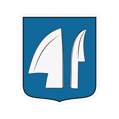 Coa Hungary Town Bedő (Hungary) (Coat of Arms) STICKER Vinyl Kiss-Cut Decal 3 Inch White - The Sticker Space