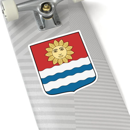 Coa Hungary Town Berekfürdő (Hungary) (Coat of Arms) STICKER Vinyl Kiss-Cut Decal - The Sticker Space