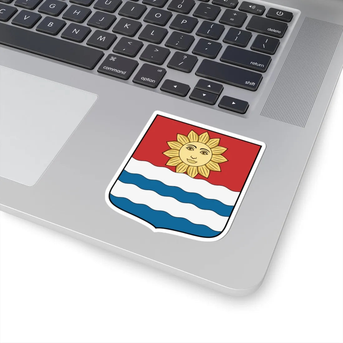 Coa Hungary Town Berekfürdő (Hungary) (Coat of Arms) STICKER Vinyl Kiss-Cut Decal - The Sticker Space