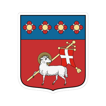 Coa Hungary Town Besenyszög (Hungary) (Coat of Arms) STICKER Vinyl Kiss-Cut Decal 6 Inch White - The Sticker Space