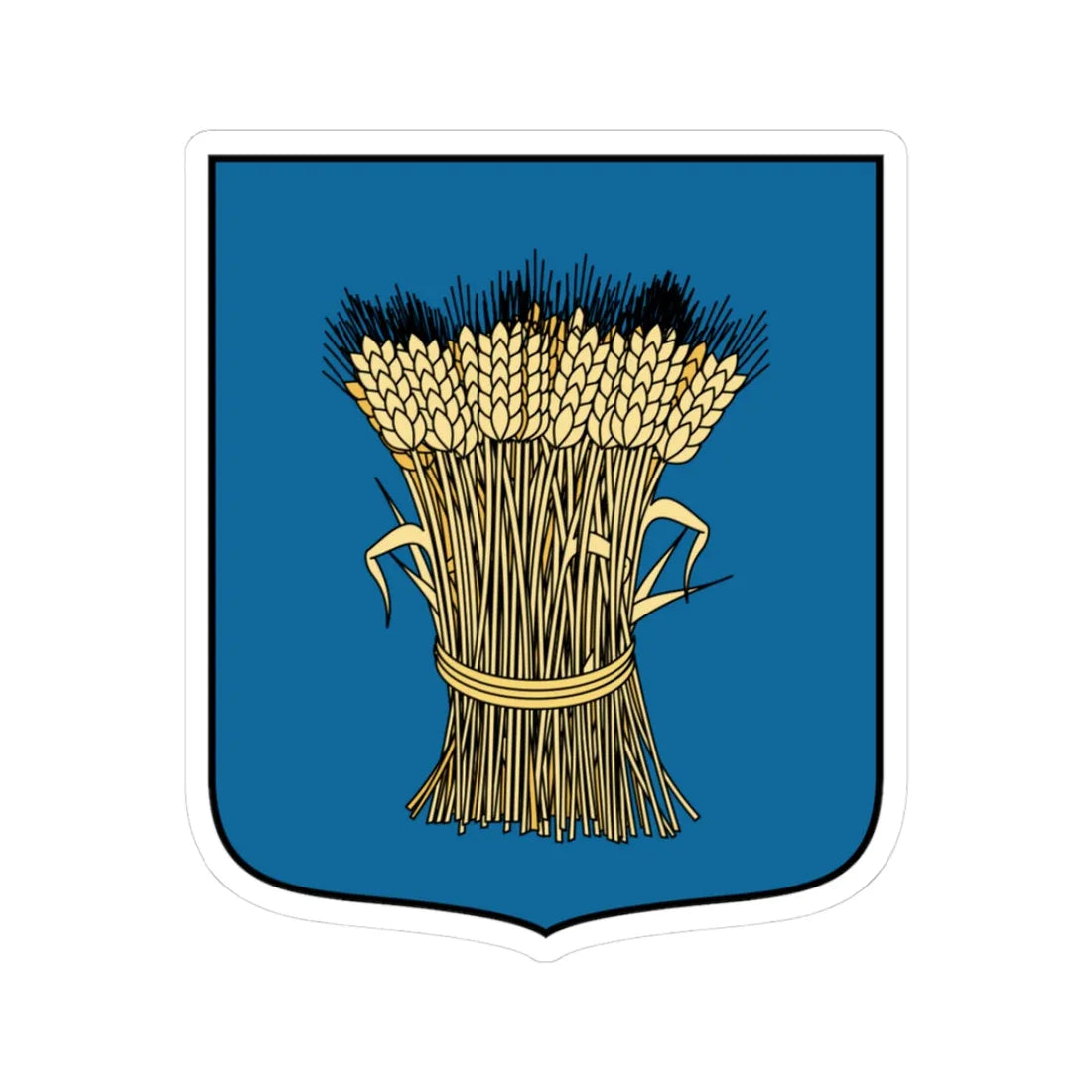 Coa Hungary Town Bihardancsháza (Hungary) (Coat of Arms) STICKER Vinyl Kiss-Cut Decal 3 Inch White - The Sticker Space