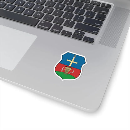 Coa Hungary Town Biharkeresztes (Hungary) (Coat of Arms) STICKER Vinyl Kiss-Cut Decal - The Sticker Space