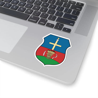 Coa Hungary Town Biharkeresztes (Hungary) (Coat of Arms) STICKER Vinyl Kiss-Cut Decal - The Sticker Space