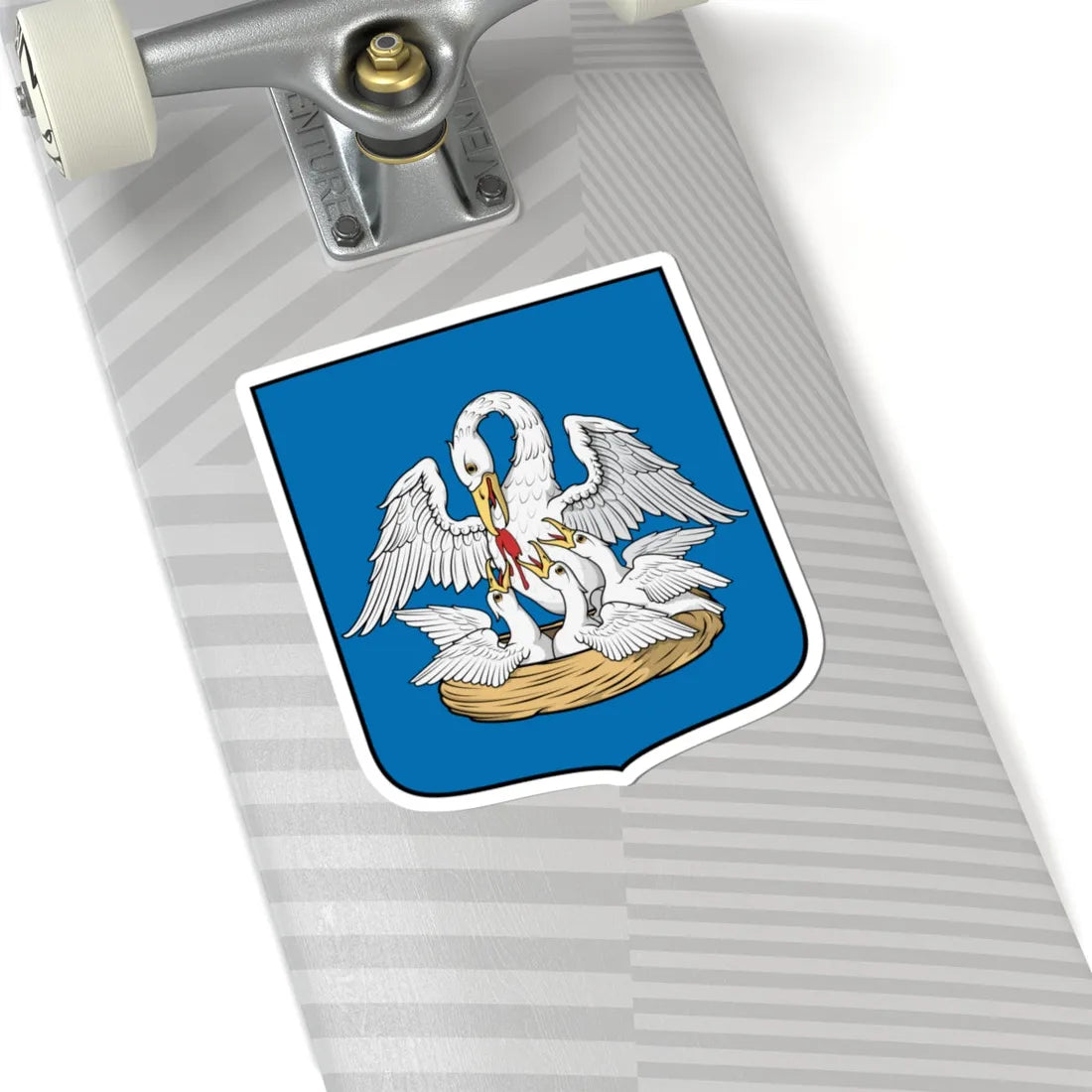 Coa Hungary Town Biharugra (Hungary) (Coat of Arms) STICKER Vinyl Kiss-Cut Decal - The Sticker Space