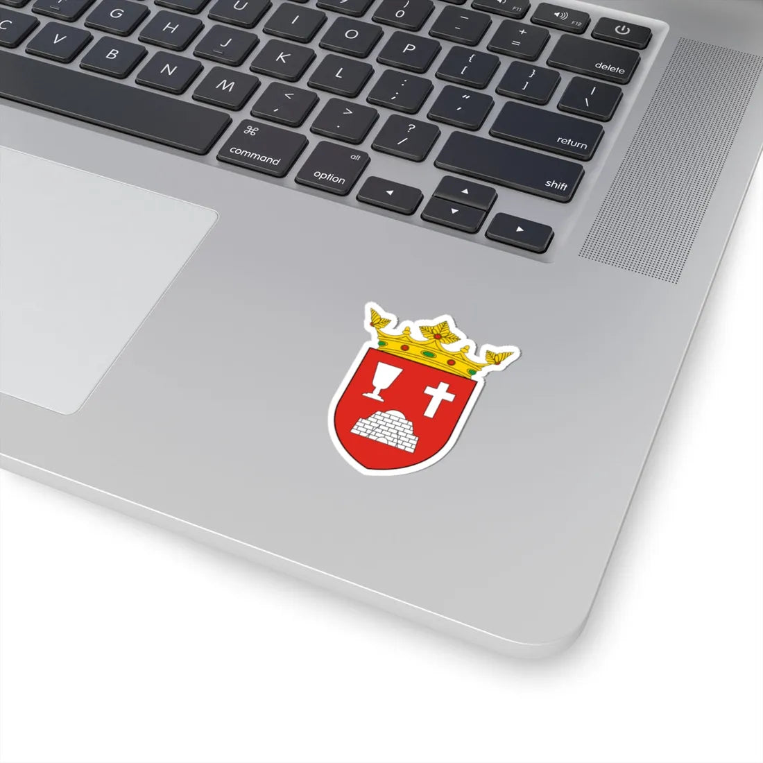 Coa Hungary Town Bükkszentkereszt (Hungary) (Coat of Arms) STICKER Vinyl Kiss-Cut Decal - The Sticker Space