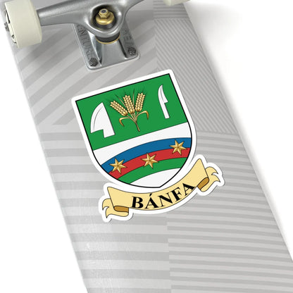 Coa Hungary Town Bánfa big (Hungary) (Coat of Arms) STICKER Vinyl Kiss-Cut Decal - The Sticker Space