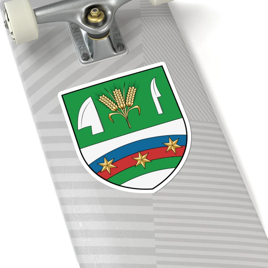 Coa Hungary Town Bánfa (Hungary) (Coat of Arms) STICKER Vinyl Kiss-Cut Decal - The Sticker Space