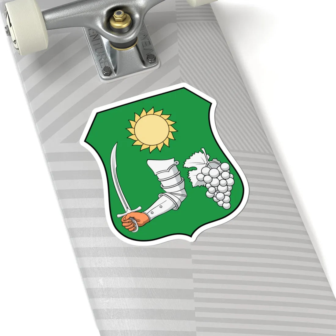 Coa Hungary Town Bocskaikert (Hungary) (Coat of Arms) STICKER Vinyl Kiss-Cut Decal - The Sticker Space