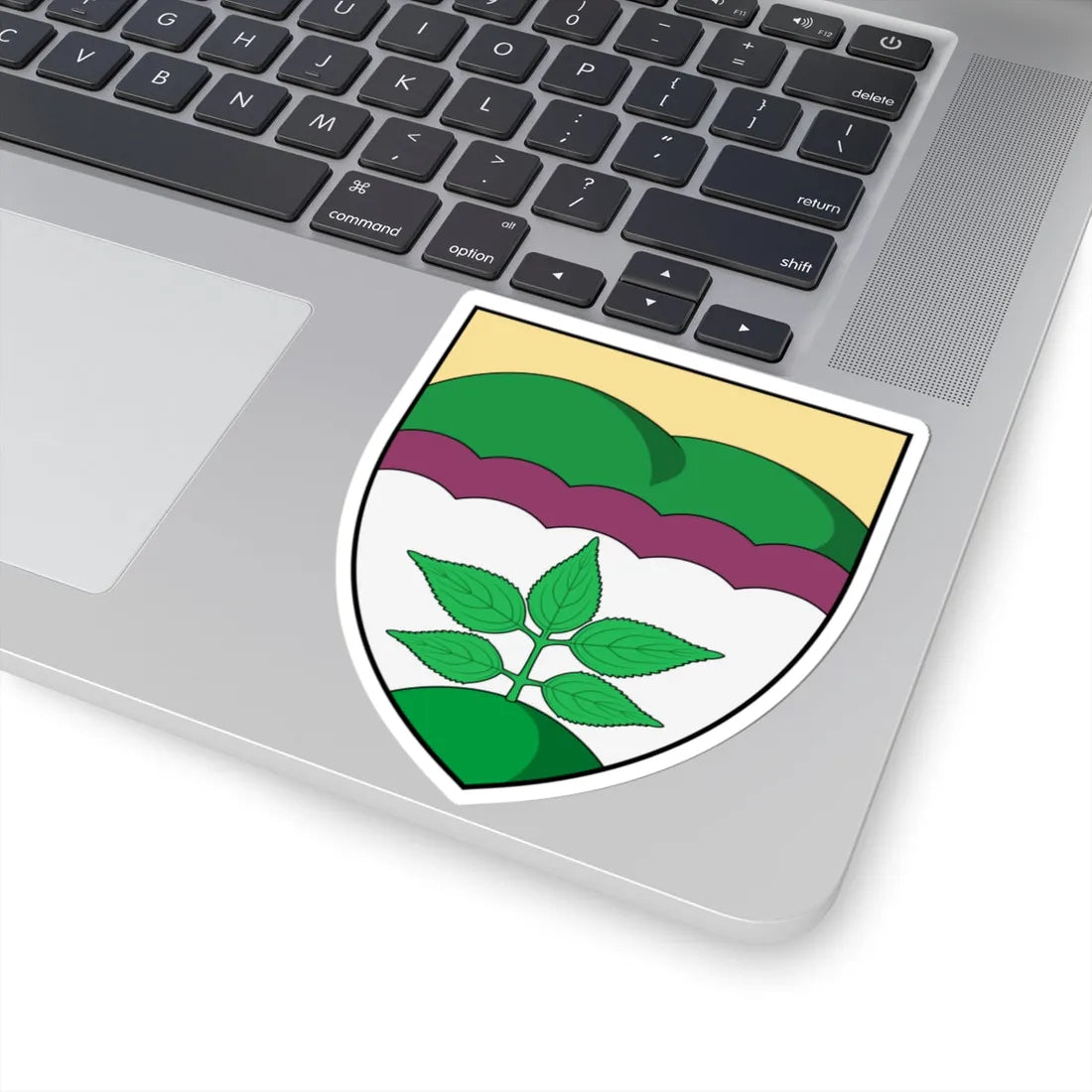 Coa Hungary Town Borzavár (Hungary) (Coat of Arms) STICKER Vinyl Kiss-Cut Decal - The Sticker Space