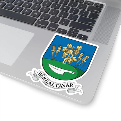 Coa Hungary Town Bérbaltavár (Hungary) (Coat of Arms) STICKER Vinyl Kiss-Cut Decal - The Sticker Space
