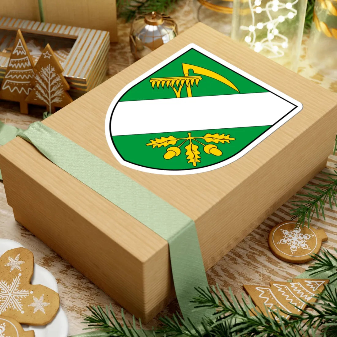 Coa Hungary Town Bürüs (Hungary) (Coat of Arms) STICKER Vinyl Kiss-Cut Decal - The Sticker Space